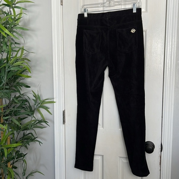 Michael Kors Black Corduroy like leggings M EUC - Picture 2 of 8